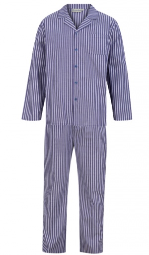 Walker Reid Mens Cotton Stripe Pyjama Suzanne Charles
